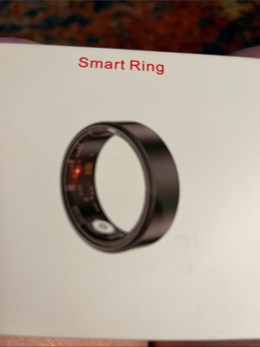 Black Smart Ring – Discreet Wearable Health & Notification Ring